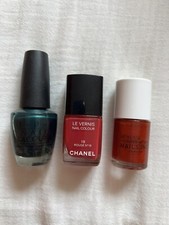 Selection Of Nail Varnishes O.P.I, Chanel And Nails Inc