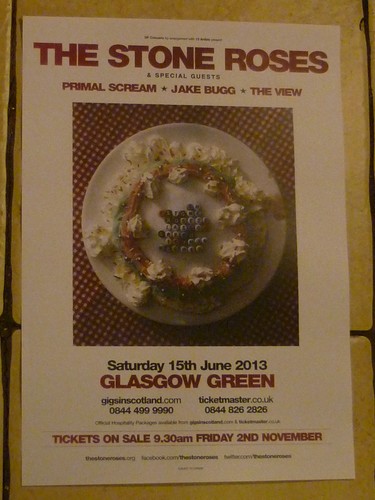 The stone roses concert poster - the,