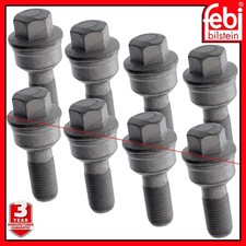 Wheel Bolt For Light Alloy Rims x 8 Febi 46706 For Audi A8 E-Tron Q3 Q5 Q6 Q7 Q8