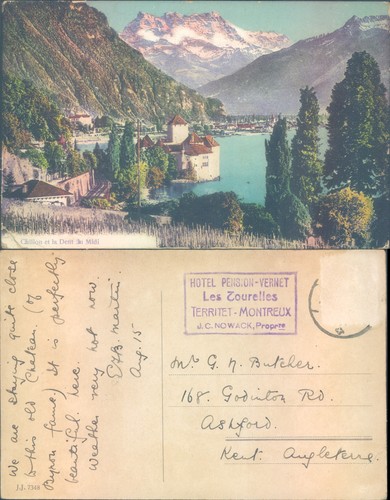 Chillon castle with dent - castle,
