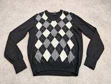 Galvin Green Jumper Mens Large Argyle Wool Blend Pullover Knit Golf Sweater Top