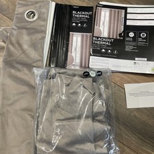 Next Velvet Mink Blackout Thermal Lined Curtains 54”drop 46” Width Unused