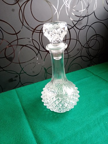 Vintage glass decanter - vintage,
