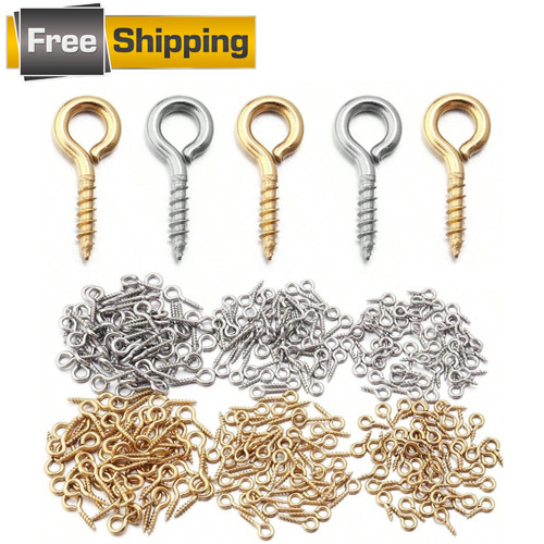 50pcs screw eye pins - 50pcs,