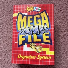 Vintage Fun Fax Mega Games File Organiser System 1990 Henderson Complete - Rare