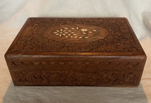 Vintage indian wooden - indian,