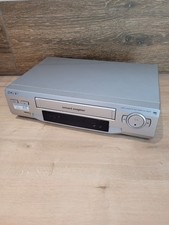 Sony SLV-SE210G Video Recorder VHS VCR Video Cassette Silver Fully Working