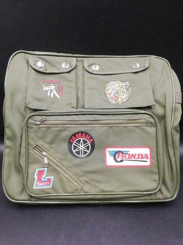 Vintage saddlebag honda - vintage, wings
