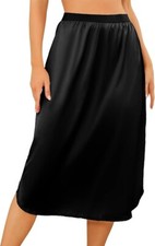 Wikoan Women's Half Slips Slit