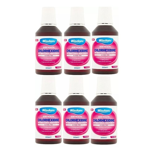 Wisdom mouthwash chlorhexidine - mouthwash,