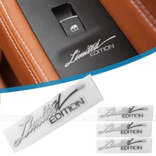 4x Chrome Sticker Limited