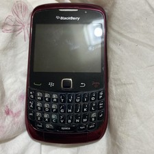 Blackberry Curve 9320 Smartphone Metallic Burgundy 3G  Used 2012 No Box With Cas