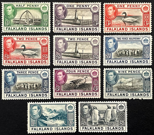 Falkland islands 1937 part - falkland,