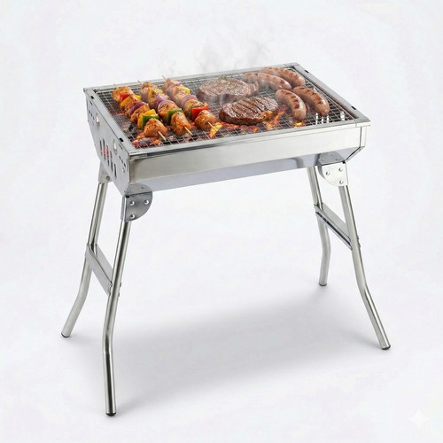 Folding bbq charcoal - bbq, barbecue