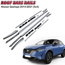 Roof Rails For Nissan Qashqai 2014-2021 4x4 Aluminum Top Rack Bars Accessories