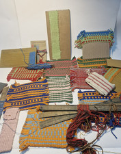 Weaving samples "Arnold Practice" Loom