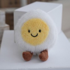 Cute Boiled Egg Plush Toy Pp