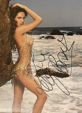 Kelly Brook Signed Autographed