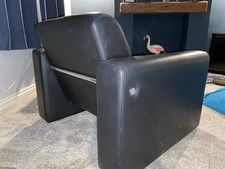 Artifort Leather Armchair Black