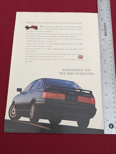 The new 1988 audi quattro - the, 90