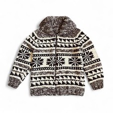 Womens vintage cowichan brown