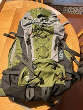 Vango Sherpa 60+10 70l Hiking Rucksack Backpack Adjustable Green Camping Walking