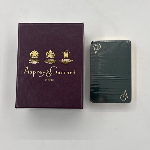 New gold edged - new, asprey
