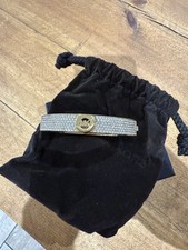 Michael Kors Bracelet Precious Metal Plates Brass Gold Tone Bracelet MK Logo