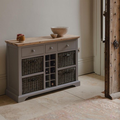 Sideboard with wine rack - with,