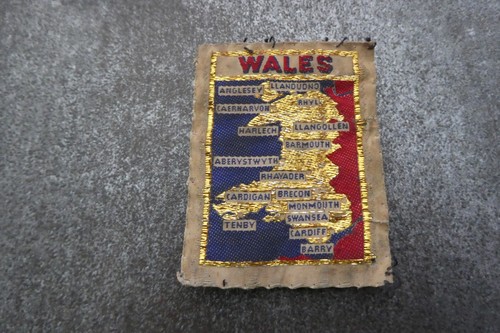 Wales woven cloth patch badge - wales,