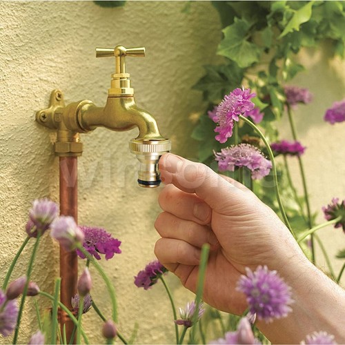 Brass3 tap connector - brass3/4",