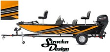 Boat Wrap Orange USA Modern