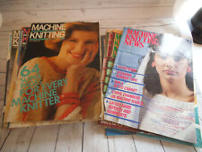 Selection of 16 Machine Knitting Monthly & Machine Knitting News Magazines 