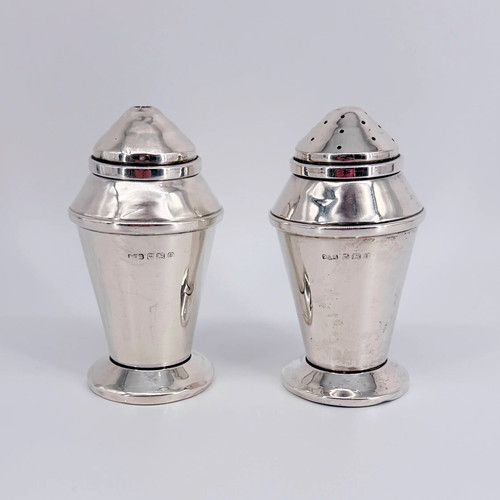 Antique sterling silver salt - antique, &