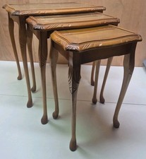 Vintage Style Nest Of 3 Tables