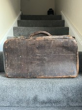 1950s Vintage Brown Leather