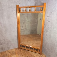 Vintage Pine Wall Mirror Folk