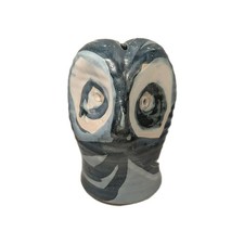 Studio Pottery Owl Head Money