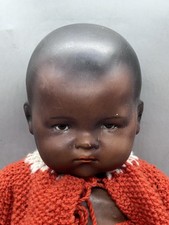 German bisque doll Black c.1920Armand Marseille Antique Vintage  Signed 341.14k