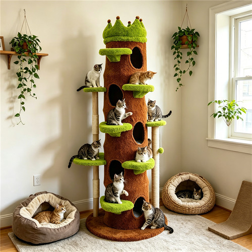 Large forest cat tree - cat,