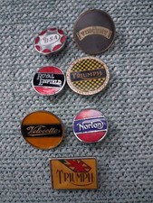 MOTORCYCLE VINTAGE PIN BADGES