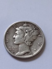 1942 MERCURY DIME ,10 CENTS