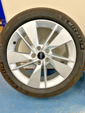 SET OF 4 GENUINE AUDI Q2 S LINE 18" ALLOYS & TYRES - 81A601025AL - FREE DELIVERY