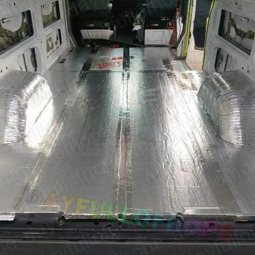 10m camper van - van, insulation