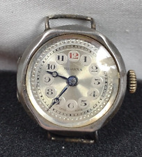 Medana 8j Art Deco Silver Trench Watch Circa 1923' Repair/Parts