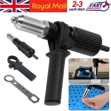 Electric Rivet Nut Gun Cordless Drill Pop Adapter Riveting Riveter Insert Kit
