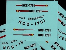 DINKY 358 STAR TREK USS ENTERPRISE TRANSFERS/DECALS