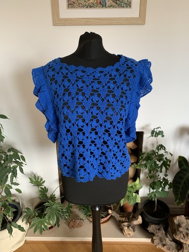 Zara blue crochet - zara, macrame