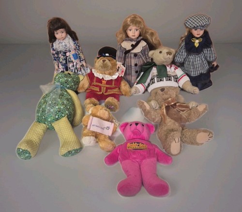 Vintage teddy bears with - with, 3