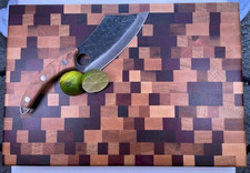 End grain exotic chaos pattern